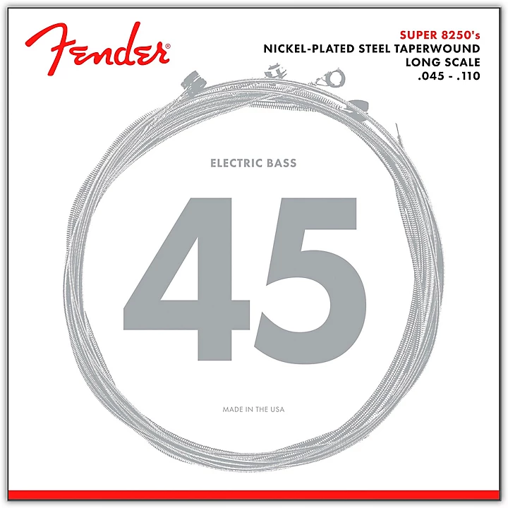8250M Nickel Plated Steel Taperwound Bass Strings Medium