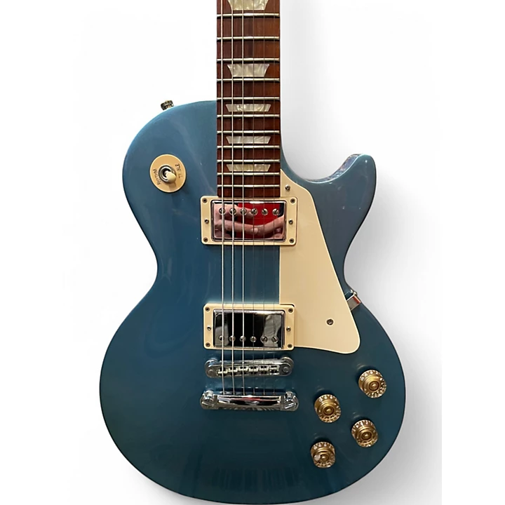 Used 2012 Gibson Les Paul Studio Pelham Blue Solid Body Electric Guitar