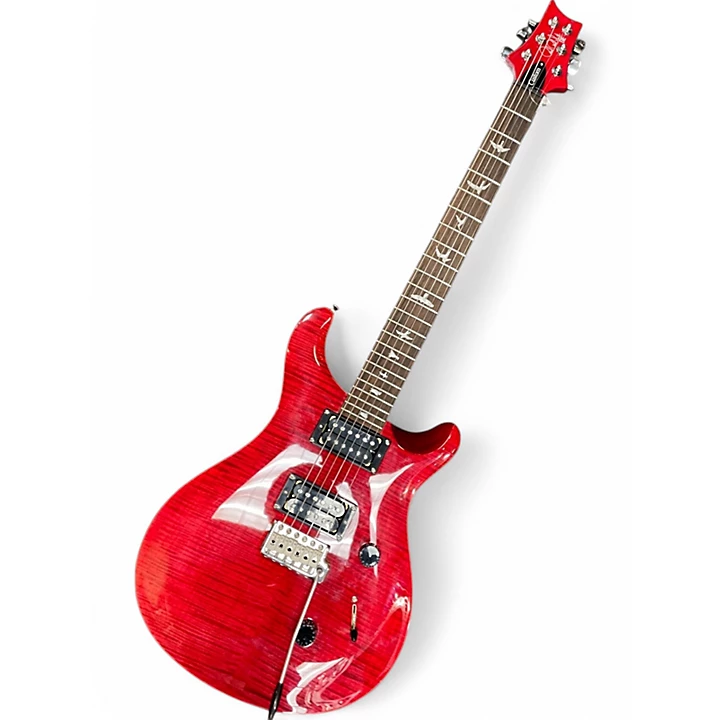 Used PRS SE Custom 24 Red Solid Body Electric Guitar