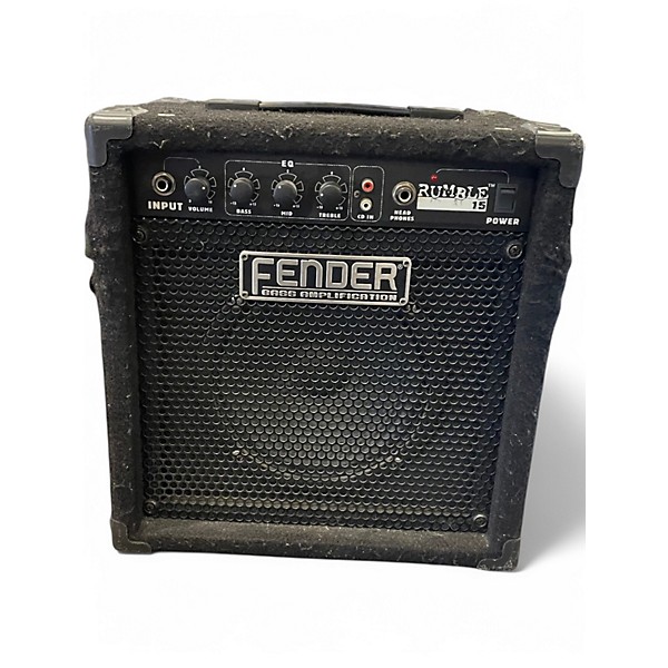 Used Fender Rumble 15 15W 1X8 Bass Combo Amp