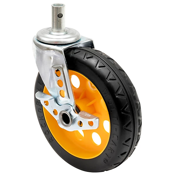 RCSTR8X2 8 x 2 R Trac Caster with Brake For R12 Carts 2 Pack