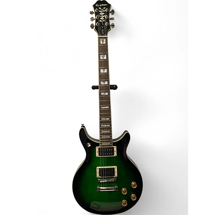 Used Epiphone DC Pro Green Solid Body Electric Guitar