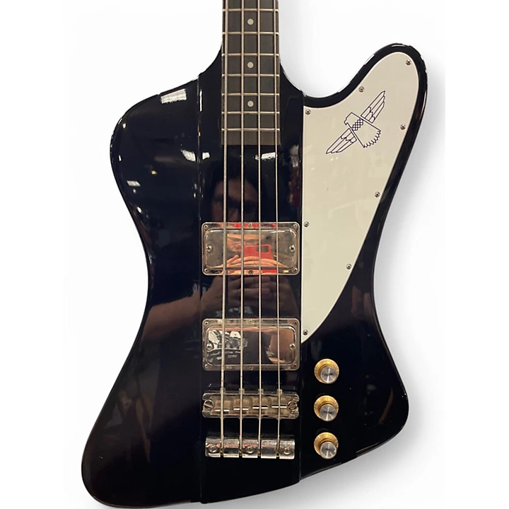 Used Epiphone Thunderbird IV Black Electric Bass Guitar