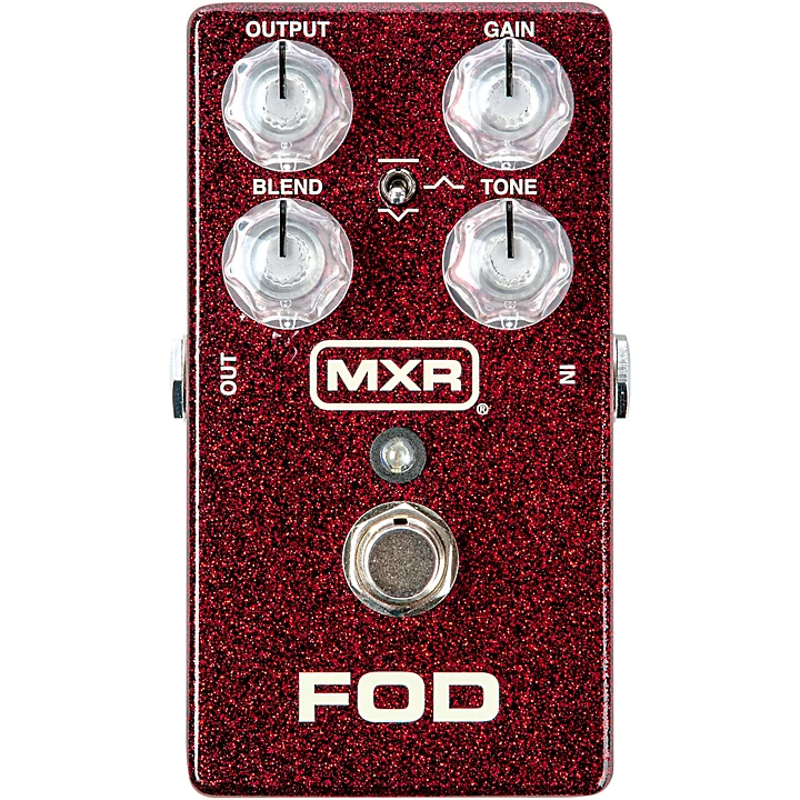 MXR FOD Drive Level 1 Deep Red Sparkle L78908004001000.gc