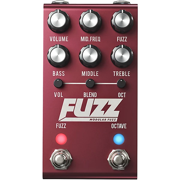 Clearance Jackson Audio FUZZ Modular Fuzz Effects Pedal Red