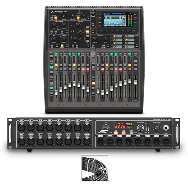 X32 Producer Bundle with S16 Digital Stage Box