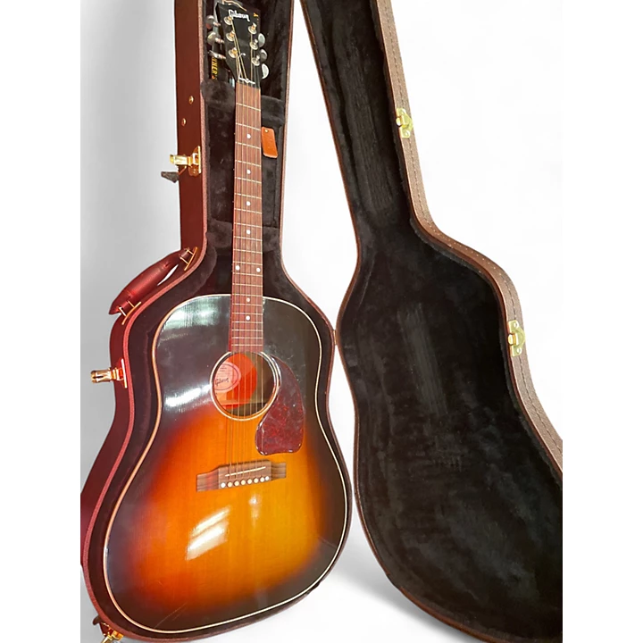 Gibson Used Gibson J45 Standard Vintage Sunburst Acoustic Electric Guitar