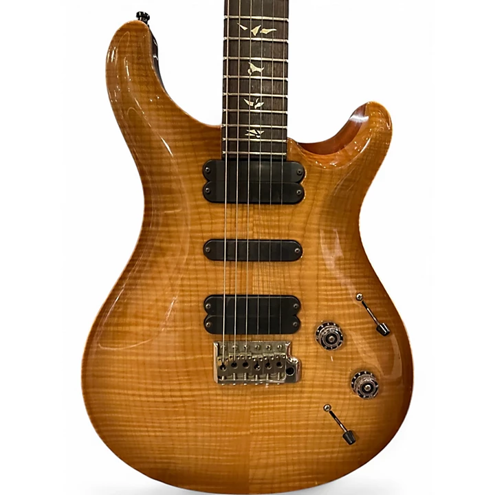 PRS Used PRS 513 10 top Amber Solid Body Electric Guitar.gc