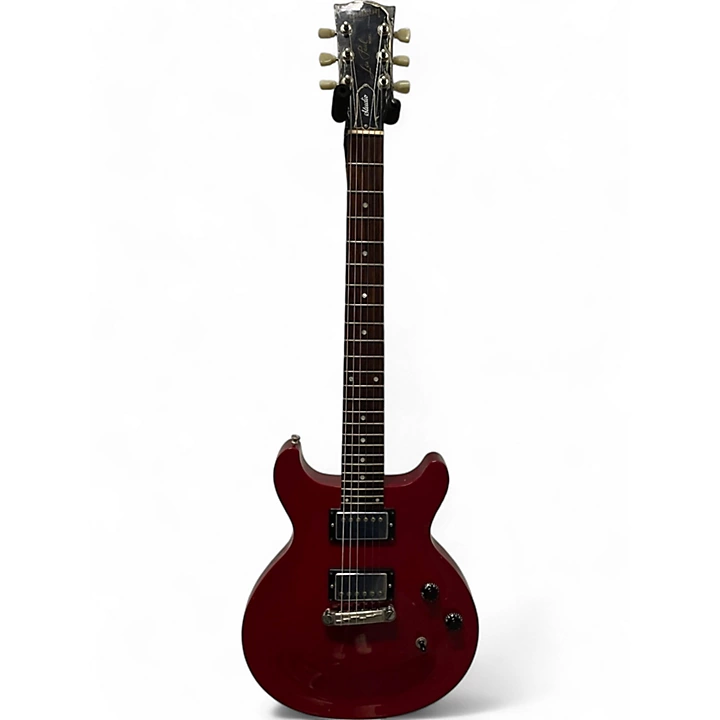 Used Gibson Double Cutaway Studio Red Solid Body Electric Guitar