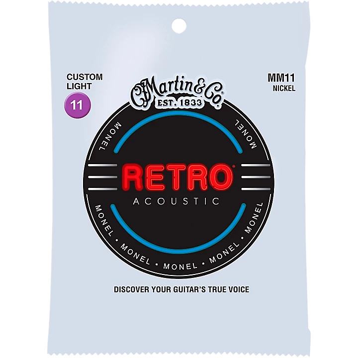 MM11 Retro Custom Light Acoustic Guitar Strings