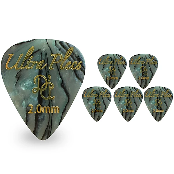 Ultra Plecs Abalone Picks 20 mm 6 Pack