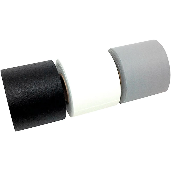 Mini Roll Gaffers Tape 2 In x 8 Yards Black White Gray