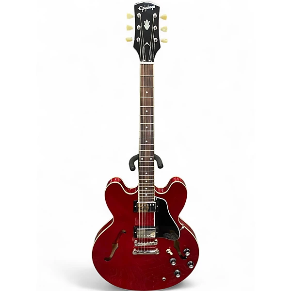 Used Epiphone ES335 Cherry Hollow Body Electric Guitar