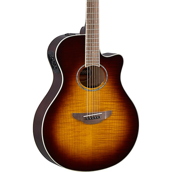 APX600FM Acoustic Electric Guitar Tobacco Brown Sunburst