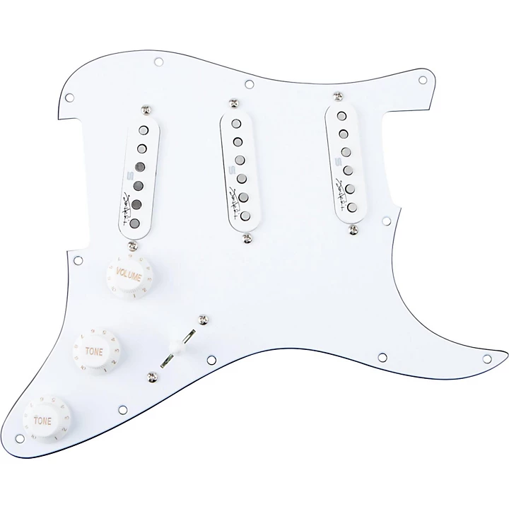 Hendrix Loaded Prewired Pickguard White