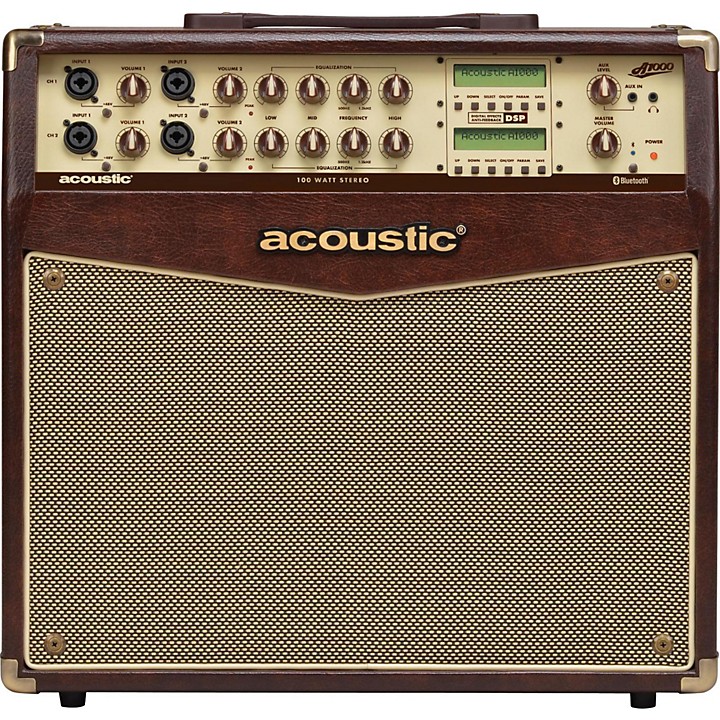 A1000 100W Stereo Acoustic Guitar Combo Amp