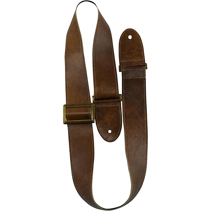 Garment Leather Classy Line Guitar Strap Chestnut 2 in