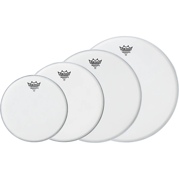 Ambassador X New Fusion Drumhead Pack Buy 3 Get a Free