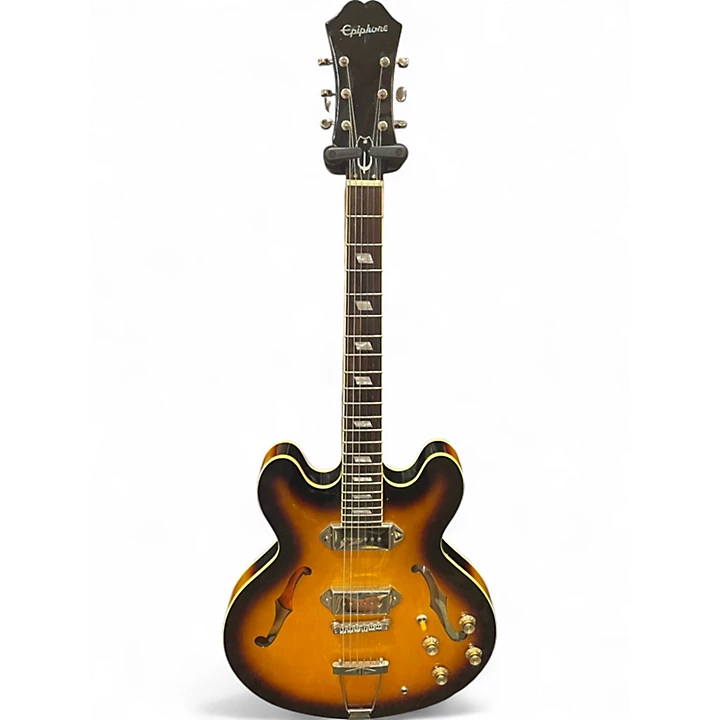 Used Epiphone Casino Vintage Sunburst Hollow Body Electric Guitar
