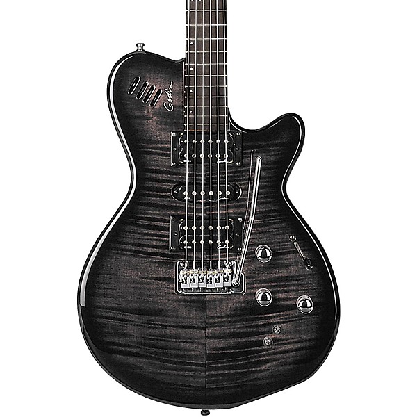 xtSA Electric Guitar Transparent Black