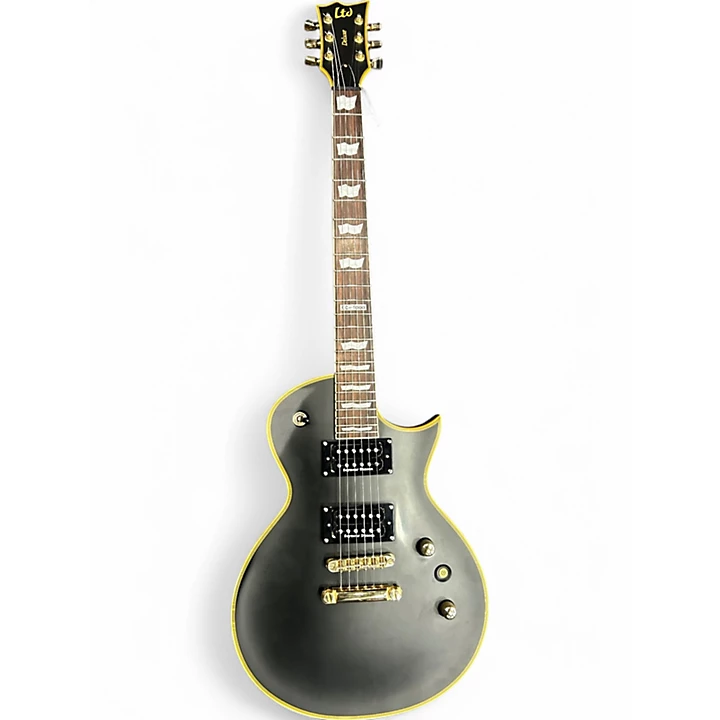ESP Used ESP LTD EC1000B Black Solid Body Electric Guitar.gc
