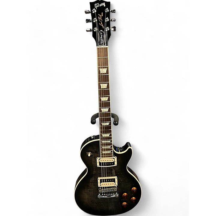 Used Gibson Les Paul Traditional Pro V BLACK BURST Solid Body Electric Guitar