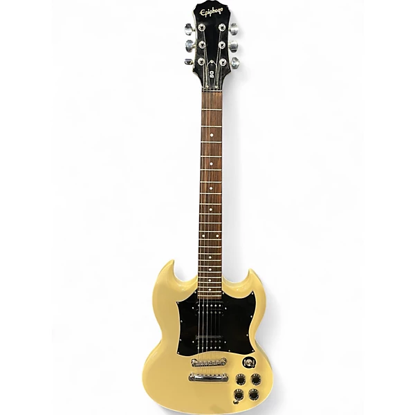 Used Epiphone SG Standard Cream Solid Body Electric Guitar