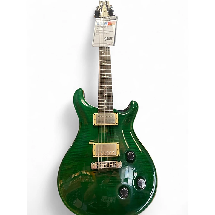 PRS Used PRS Custom 22 Emerald Green Solid Body Electric Guitar.gc
