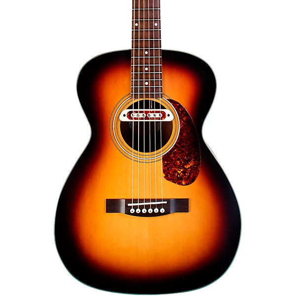 M 240E Troubadour Concert Acoustic Electric Guitar Vintage Sunburst