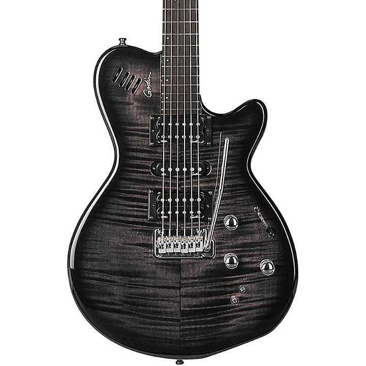 xtSA Electric Guitar Transparent Black