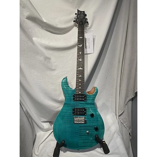 Used PRS CE24 Turquoise Solid Body Electric Guitar