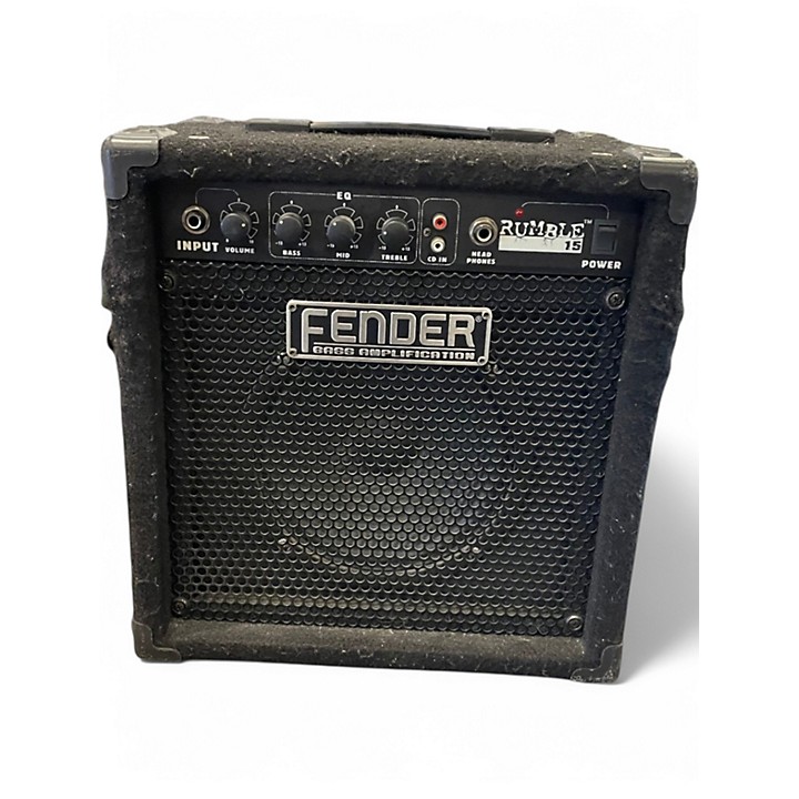 Used Fender Rumble 15 15W 1X8 Bass Combo Amp