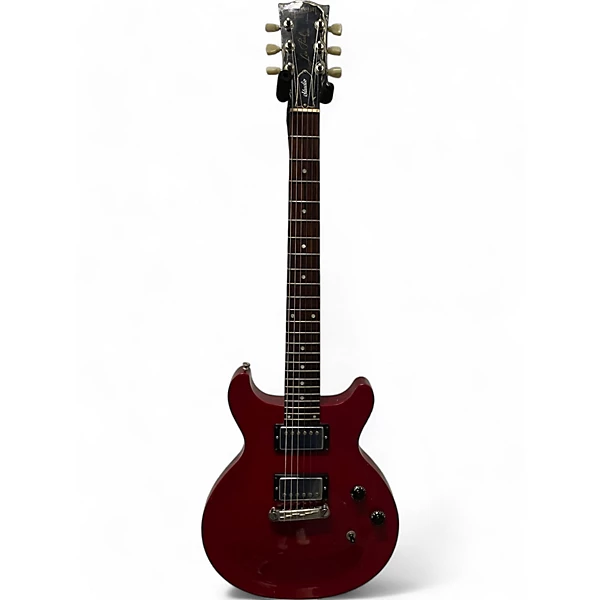 Used Gibson Double Cutaway Studio Red Solid Body Electric Guitar