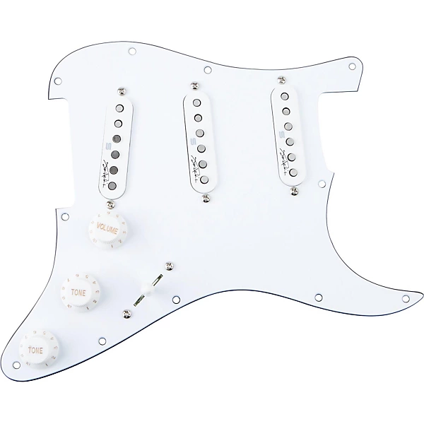 Hendrix Loaded Prewired Pickguard White