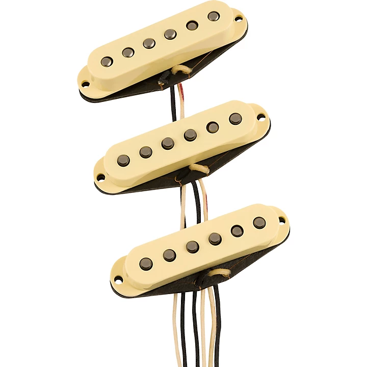 Pure Vintage 57 Stratocaster Pickup Set Aged White
