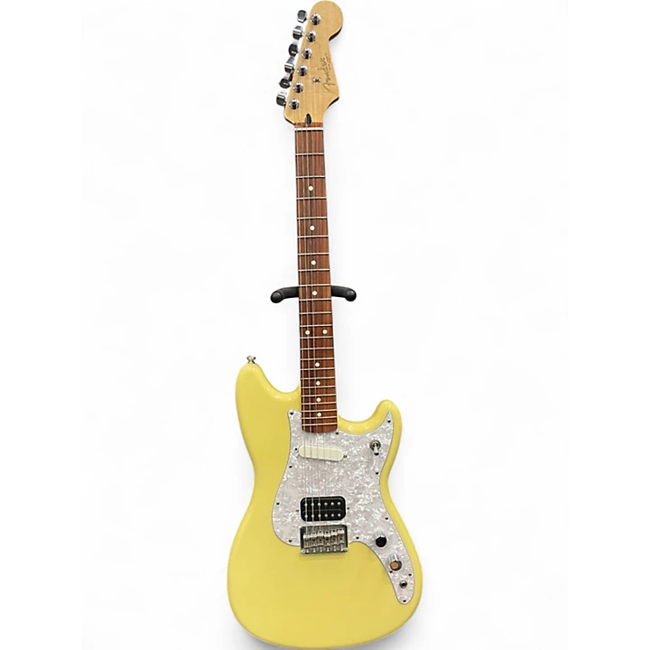 Used Fender Duo Sonic HS Yellow Solid Body Electric Guitar
