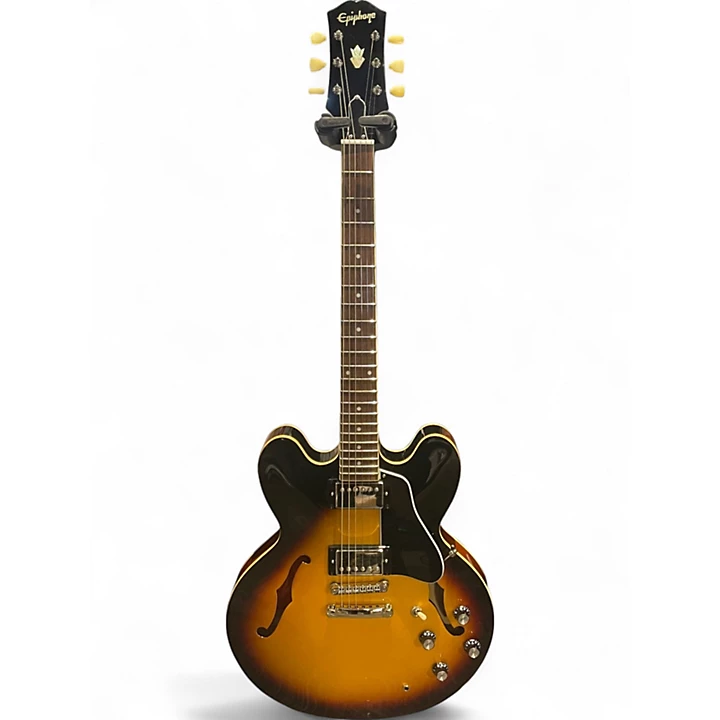 Used Epiphone ES335 IG Tobacco Burst Hollow Body Electric Guitar