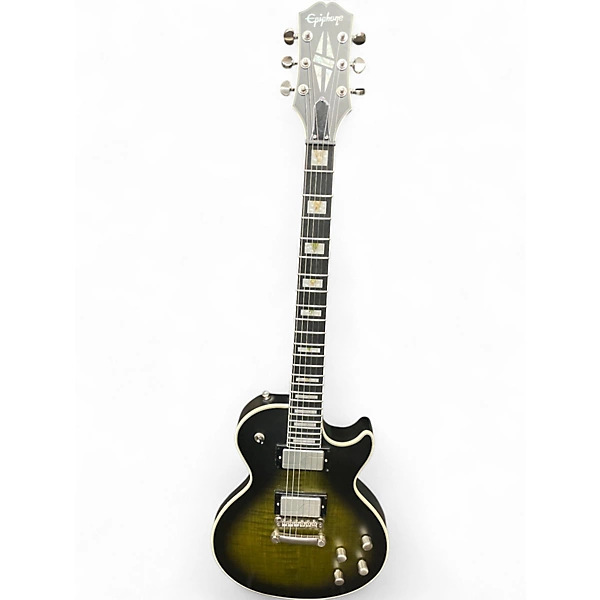 Used Epiphone Les Paul Prophecy GX olive Solid Body Electric Guitar