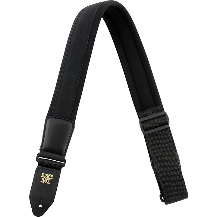 Ultimate Neoprene Comfort Guitar Strap Black 2 in