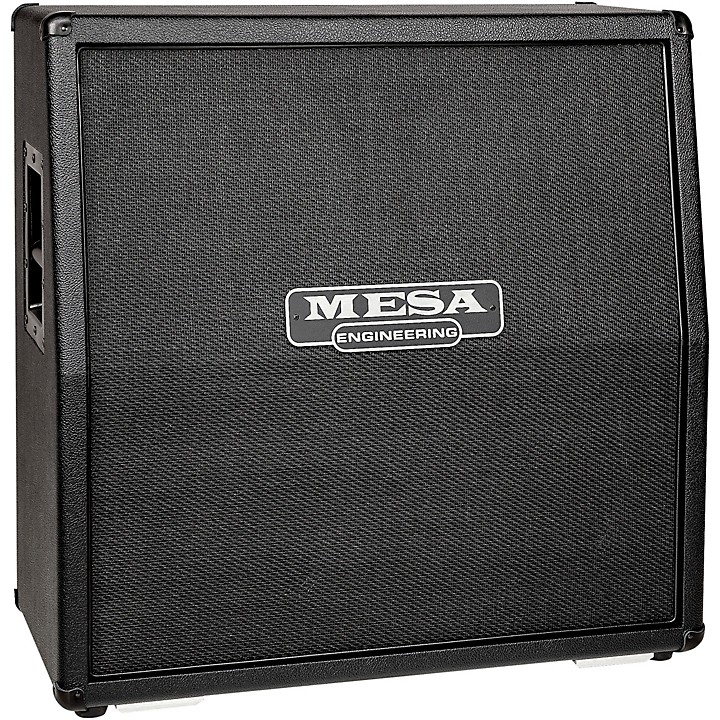 Rectifier Traditional Slant 4x12 Guitar Speaker Cabinet in Bronco Tolex Black