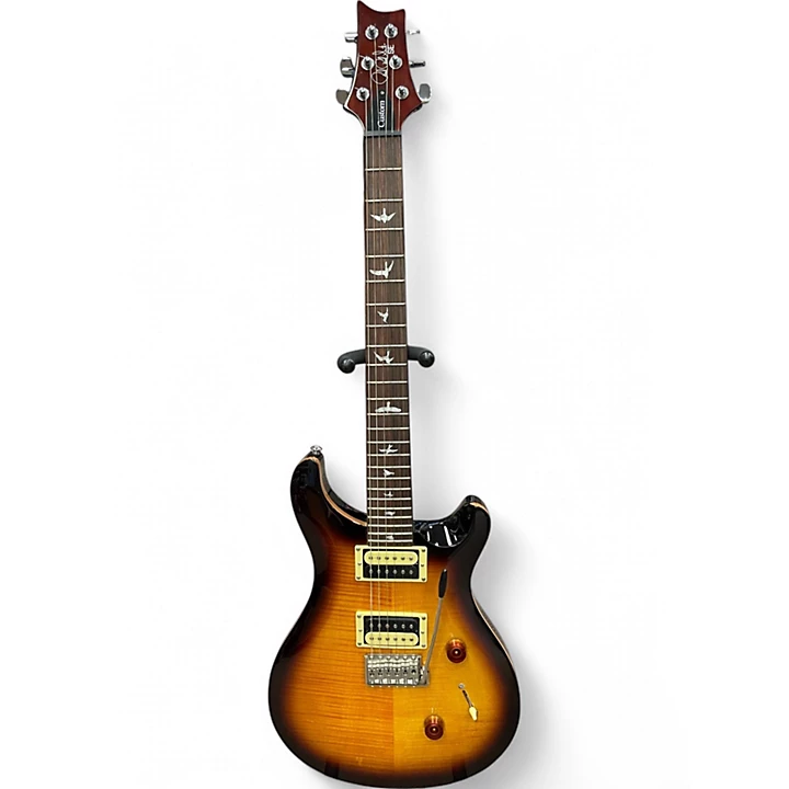 Used PRS SE Custom 24 Sunburst Solid Body Electric Guitar