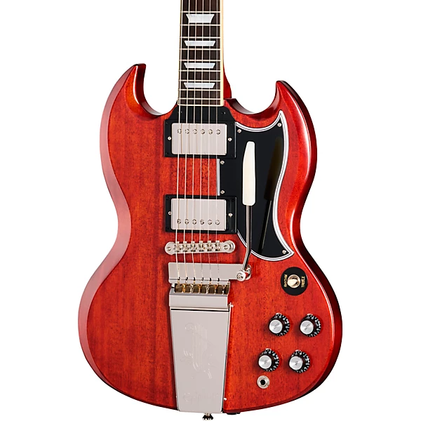 1964 SG Standard with Maestro Vibrola Reissue Electric Guitar Cherry Red