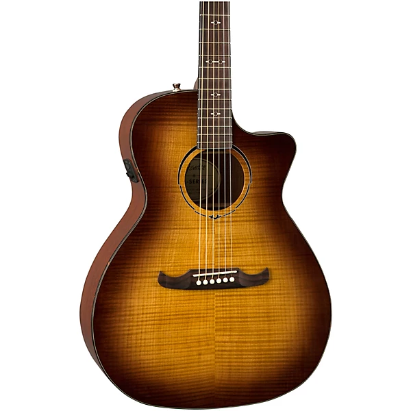 FA 345CE Auditorium Acoustic Electric Guitar 3 Tone Tea Burst