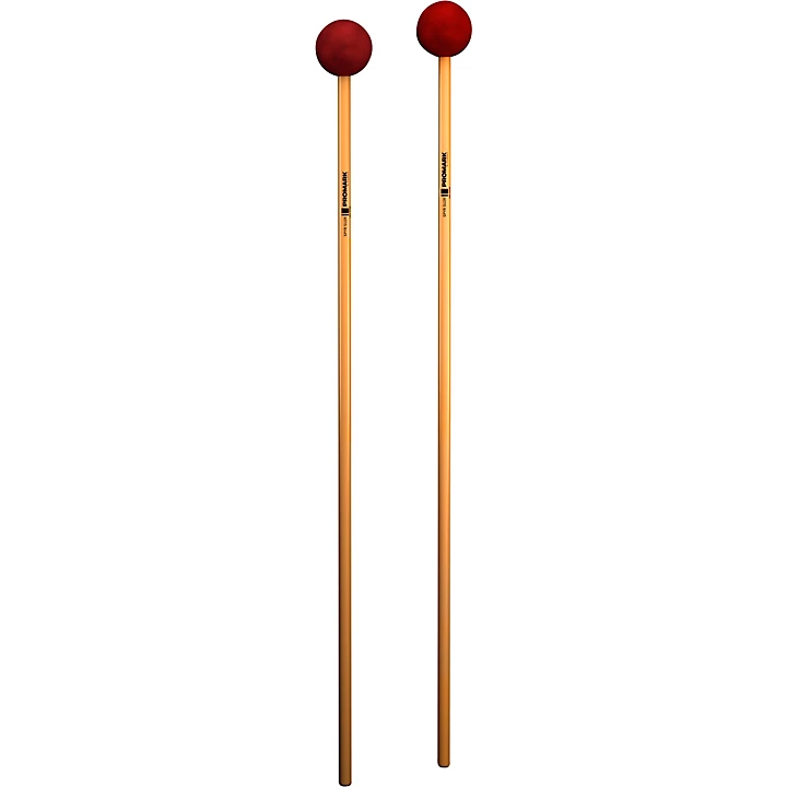 SPYR Unwrapped Marimba Mallets Medium Red Rubber