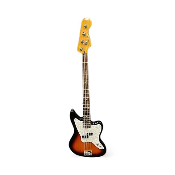 Fender Used Fender MARK HOPPUS JAG 3 Tone Sunburst Electric Bass Guitar.gc