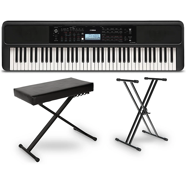 PSREW320 76 Key Portable Keyboard Essentials Bundle