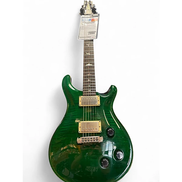 PRS Used PRS Custom 22 Emerald Green Solid Body Electric Guitar.gc