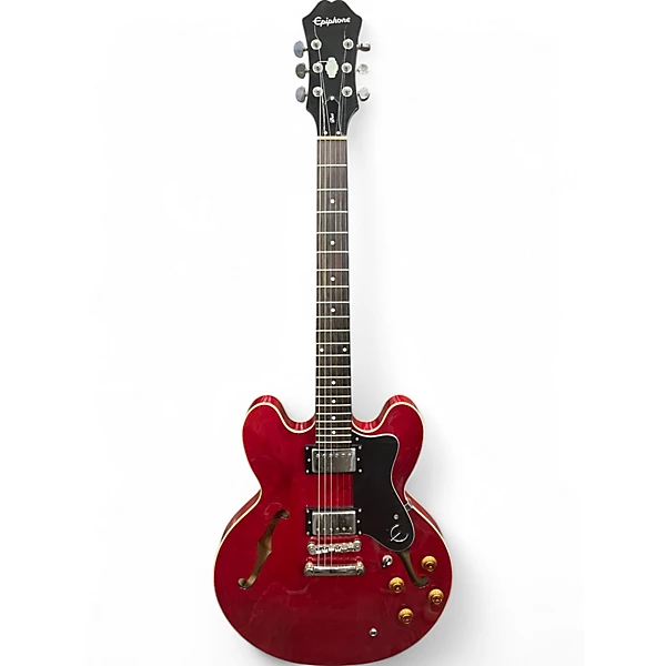 Used 2013 Epiphone Dot Cherry Hollow Body Electric Guitar
