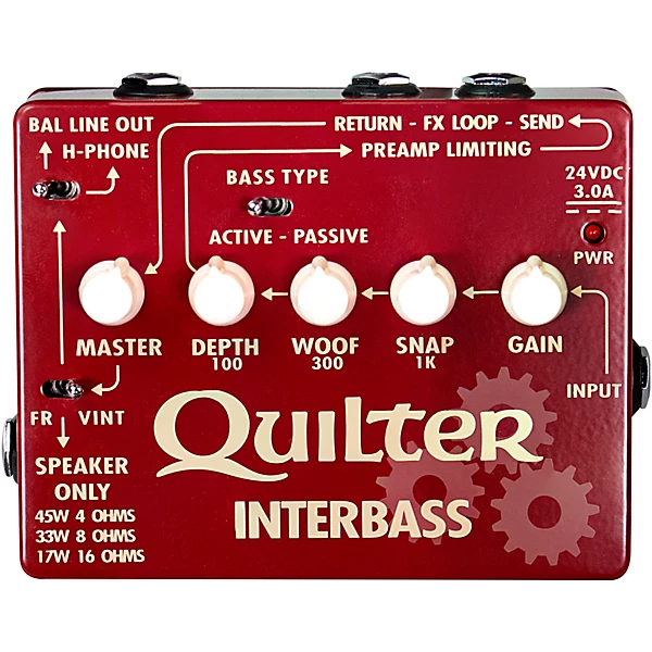 InterBass 45W Bass Amp Pedal
