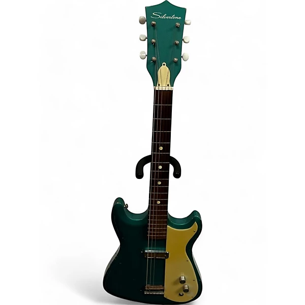 Vintage 1960s Silvertone 1413 Turquoise